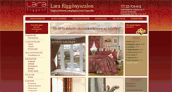 Desktop Screenshot of larafuggony.hu